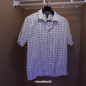 Forever 21 White Shirt W/ Text: "IF YOU CAN READ THIS YOU'RE TOO CLOSE"